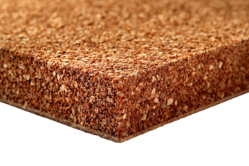 Versatile brown cork block texture close up view eco friendly design material sustainable surface