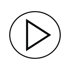play media icon clipart vector