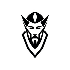 Abstract Human Face Line Art for Contemporary Branding silhouette Art Vector illustration