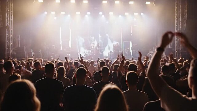 salle de concert rempli de fan