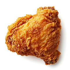 Crispy Fried Chicken Drumstick with Golden Brown Breading