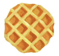 ワッフルのイラスト