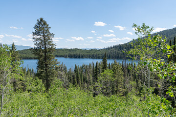 Small lake in Grand Teton National Park, Wyoming, USA