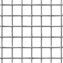Square Glossy Mesh Grid Design