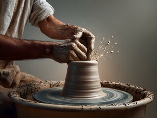 Artist Work Pottery Wheel