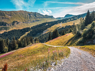 Obraz premium Vacances en montagne