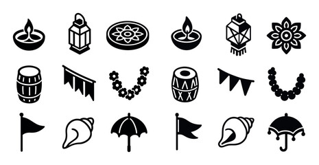 Indian Festival Icons