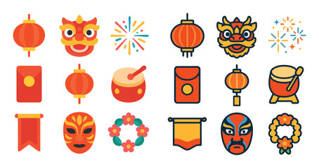 China Festival Icons