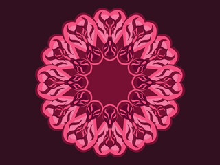 happy diwali hindu traditional ornament lamp festival india element mandala chinese buddha ethnic