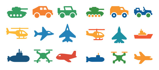 War Vehicle Icons