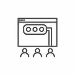 browser audience traffic icon sign vector
