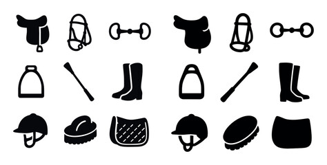 Equestrian Gear Icons