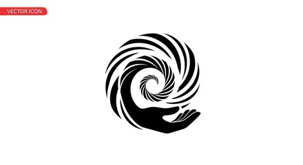 black and white abstract background