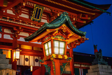 Fototapeta premium Fushimi Inari Taisha,at night 1