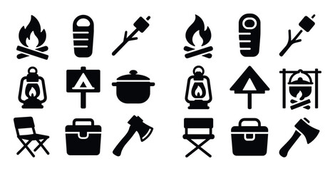 Camping Icon Collection