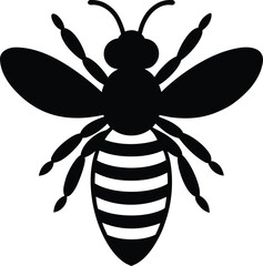 Bee Silhouette Icon