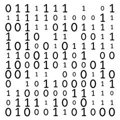 binary numbers seamless pattern