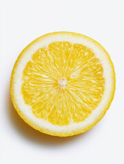 lemon on a white background