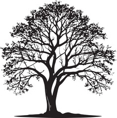 tree silhouette Vector | Minimalist & Trendy tree Silhouette Design | Unique & Stylish tree Artwork for Vector design
