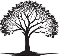 Tree silhouette Vector | Minimalist & Trendy Tree Silhouette Design | Unique & Stylish Tree Artwork for Vector design