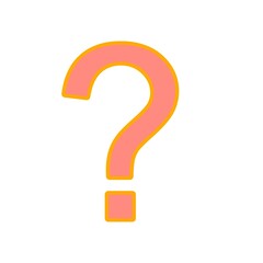 red question mark