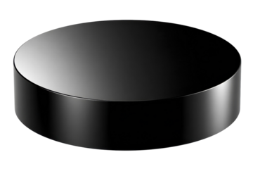 Metallic Cylinder Shiny Steel Shape 3D Render Industrial Round Object Futuristic Design on transparent background