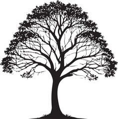 Obraz premium Tree silhouette Vector | Minimalist & Trendy Tree Silhouette Design | Unique & Stylish Tree Artwork for Vector design