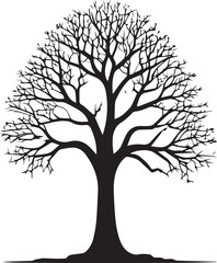 tree silhouette Vector | Minimalist & Trendy tree Silhouette Design | Unique & Stylish tree Artwork for Vector design	