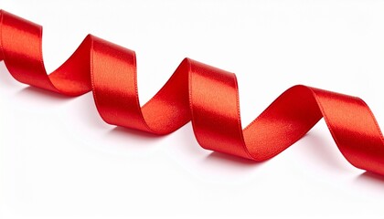 red bow on a white background