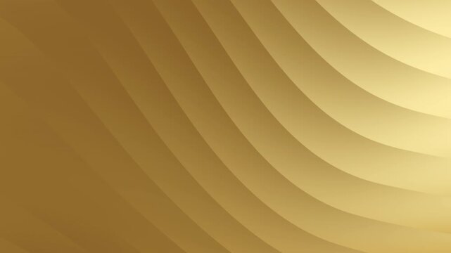 Curved golden parallel lines suitable for luxury backgrounds, presentations, social media posts, and digital. Golden shades add depth and elegance to projects aesthetic