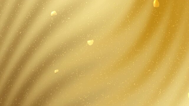 Abstract golden background with subtle light and raindrop effects. Ideal for luxury branding, elegant design projects, and festive holiday concepts