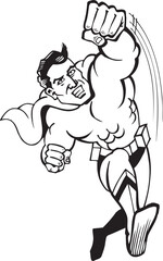 sketch vector illustration silhouette image design caricature icon logo symbol knight warrior from outer space 