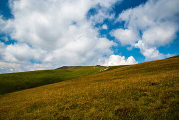 Beautiful Valcan mountains in Romania