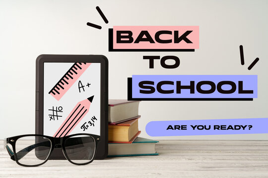 Back to school preparations highlight digital learning and essential supplies for students in a modern study setting