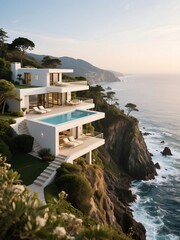 Luxury Cliffside Villa with Ocean View