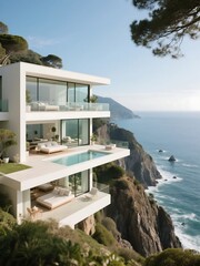 Luxury Cliffside Villa with Ocean View