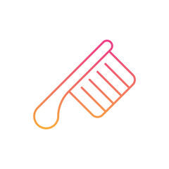 Bee Brush Icon vector