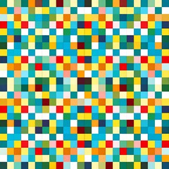 Fototapeta premium Colorful pixelated pattern