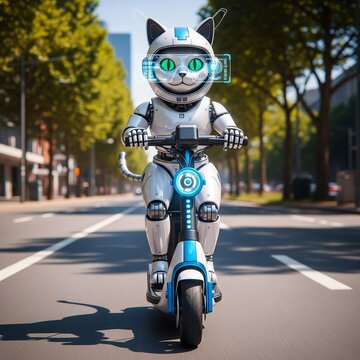 RoboCat Delivery with scoote