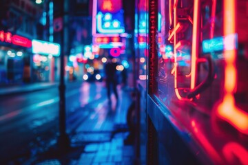 Naklejka premium Neon Dreams