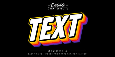 Glowing editable text effect.