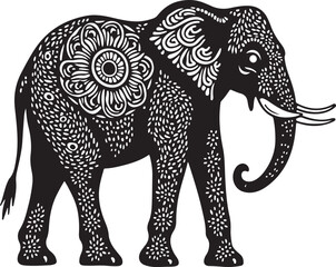 Intricate Mandala Elephant SVG Bundle