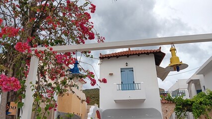 Views of Angistri a small greek island off the coast of Athens 