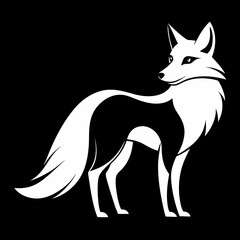 Cute cartoon fox vector illustration design for wild animal art
