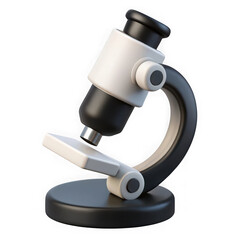 Obraz premium Scientific Microscope Object isolated on a transparent background