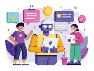 Future Learning with AI Robot