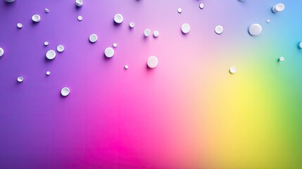 Airy Gradient Blur Background with White Shapes