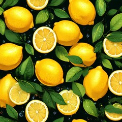 citrus fruits background