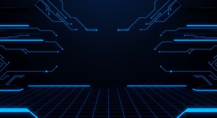 abstract presentation background with space for text