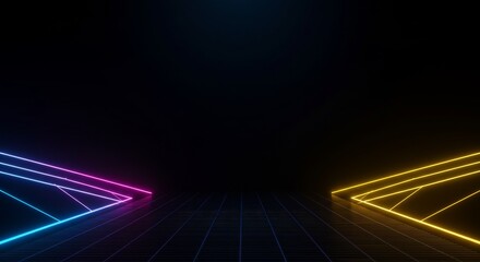 abstract presentation background with space for text
